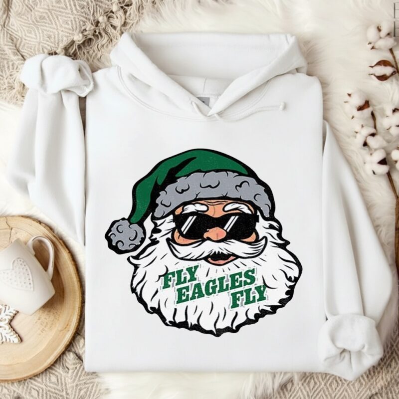 Santa Claus x Philadelphia Eagles Fly Eagles Fly Football 2025 Christmas_Hoodie