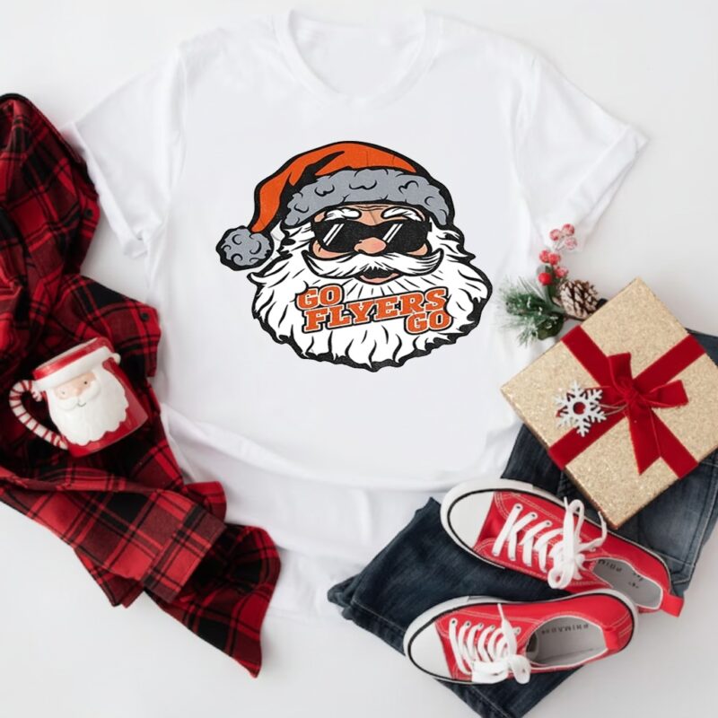 Santa Claus x Philadelphia Flyers Go Flyers Go Hockey 2025 Christmas_T-Shirt