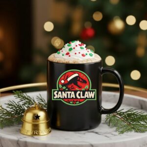 Santa Claw Jurassic Park Christmas_Ceramic Mug