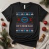 Shoot till your arm falls off Ugly Christmas_T-Shirt
