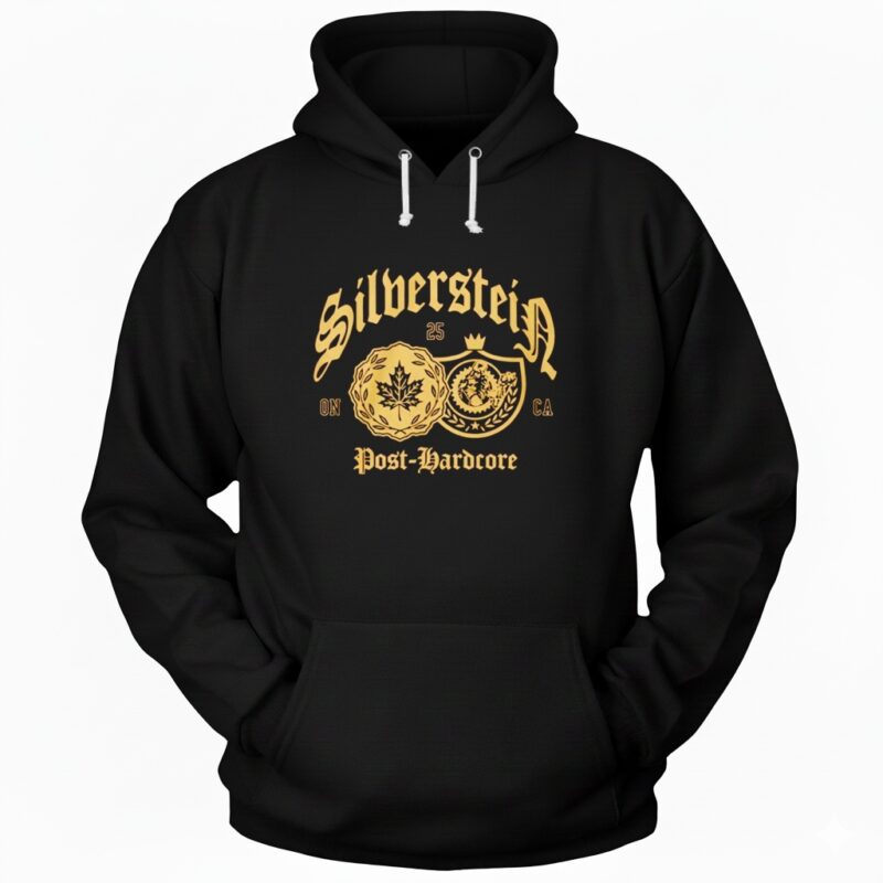 Silverstein Post Hardcore On 2025 Ca Hoodie