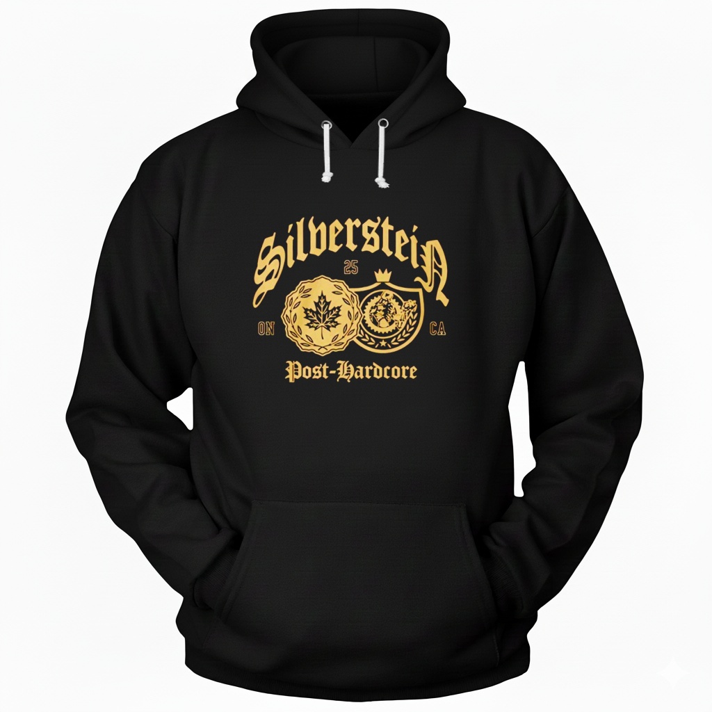 Silverstein Post Hardcore On 2025 Ca Hoodie Silverstein Post Hardcore On 2025 Ca Hoodie