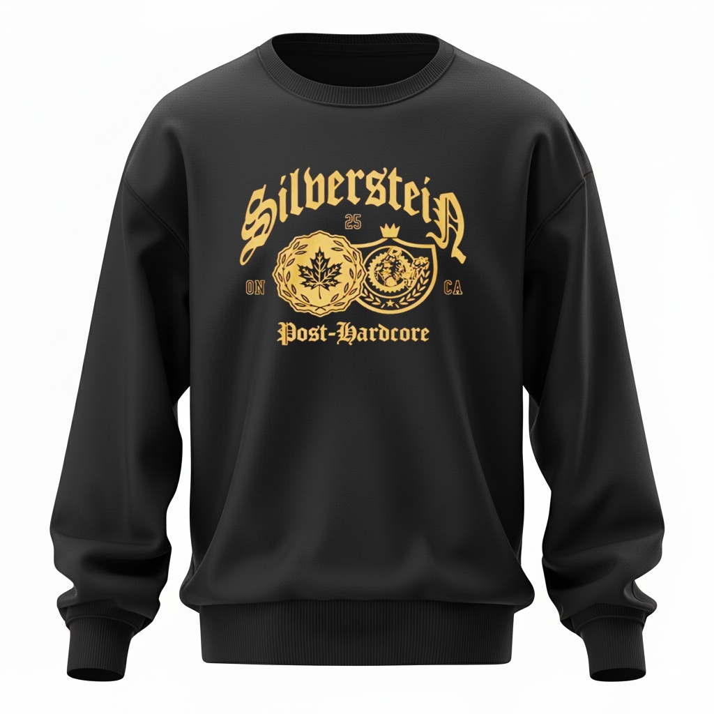 Silverstein Post Hardcore On 2025 Ca Sweatshirt Silverstein Post Hardcore On 2025 Ca Sweatshirt
