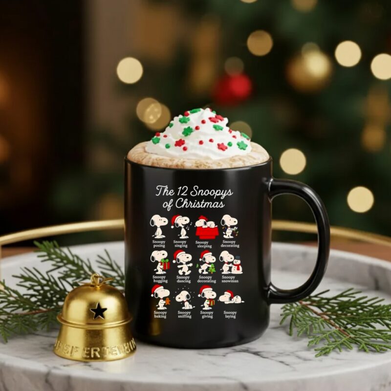 Snoopy Christmas the 12 Snoopys of Christmas_Ceramic Mug