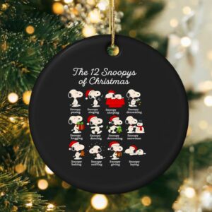Snoopy Christmas the 12 Snoopys of Christmas_Ornaments