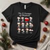 Snoopy Christmas the 12 Snoopys of Christmas_T-Shirt