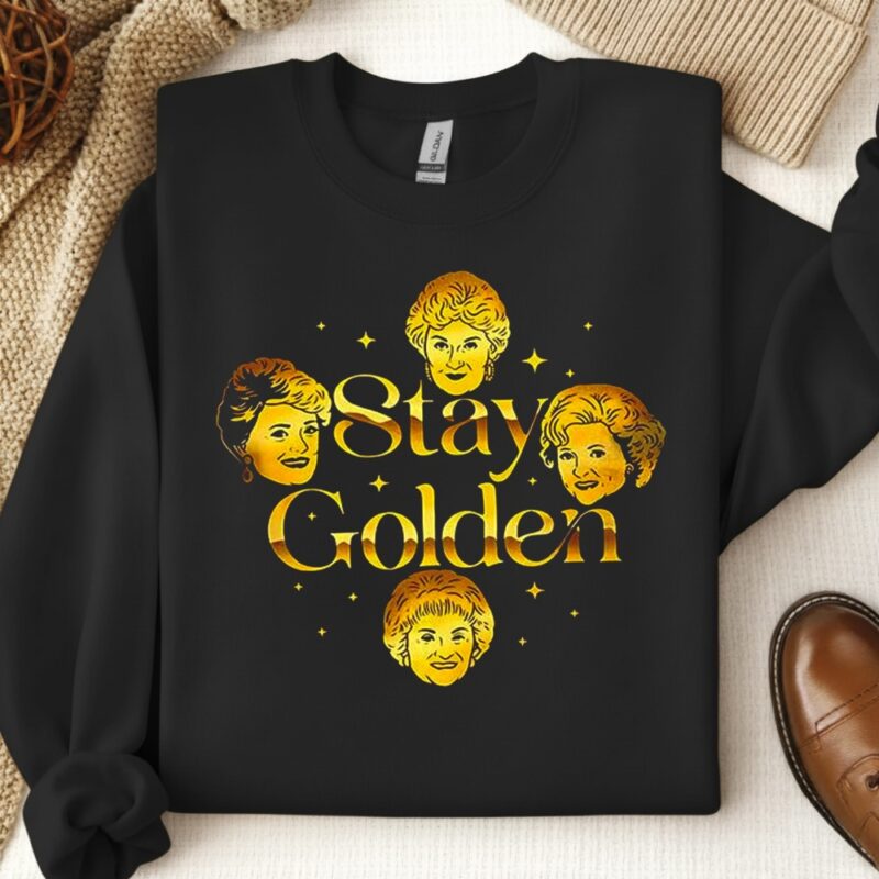 Stay Golden grandmother TV show The Golden Girls_Crewneck Sweatshirt