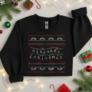 Stranger Lights Holiday Stranger Christmas_Crewneck Sweatshirt