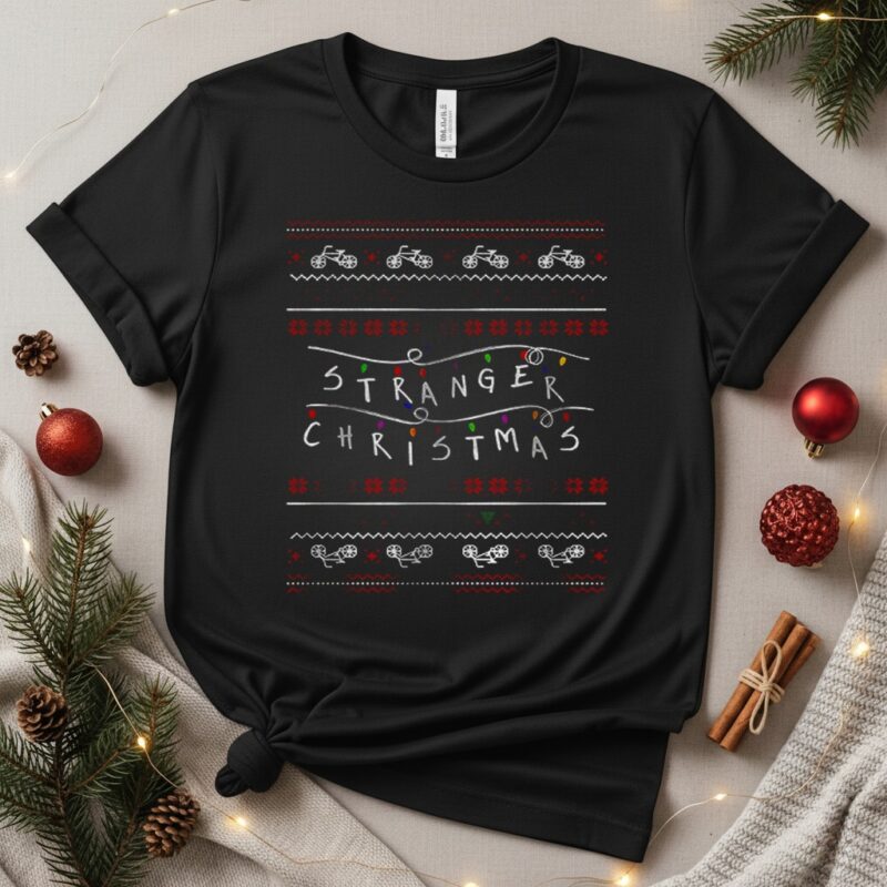 Stranger Lights Holiday Stranger Christmas_T-Shirt
