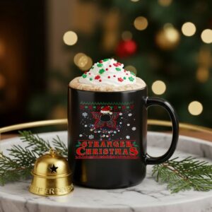 Stranger Things Christmas Epic Demogorgon Ugly Sweater_Ceramic Mug