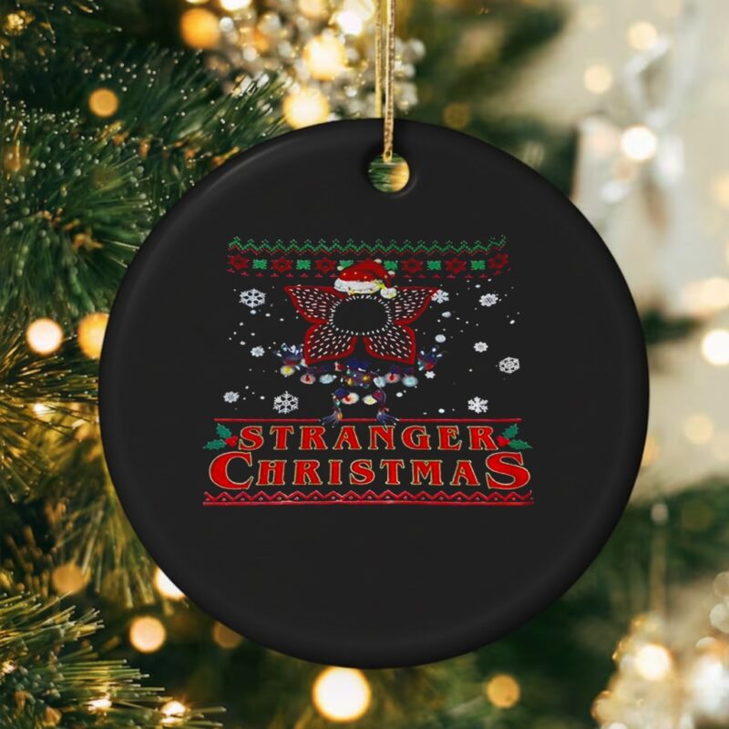 Stranger Things Christmas Epic Demogorgon Ugly Sweater_Ornaments