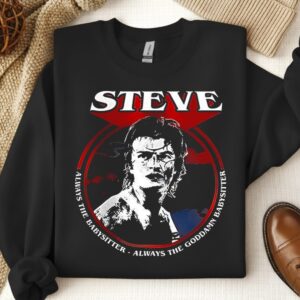 Stranger Things Steve Babysitter_Crewneck Sweatshirt
