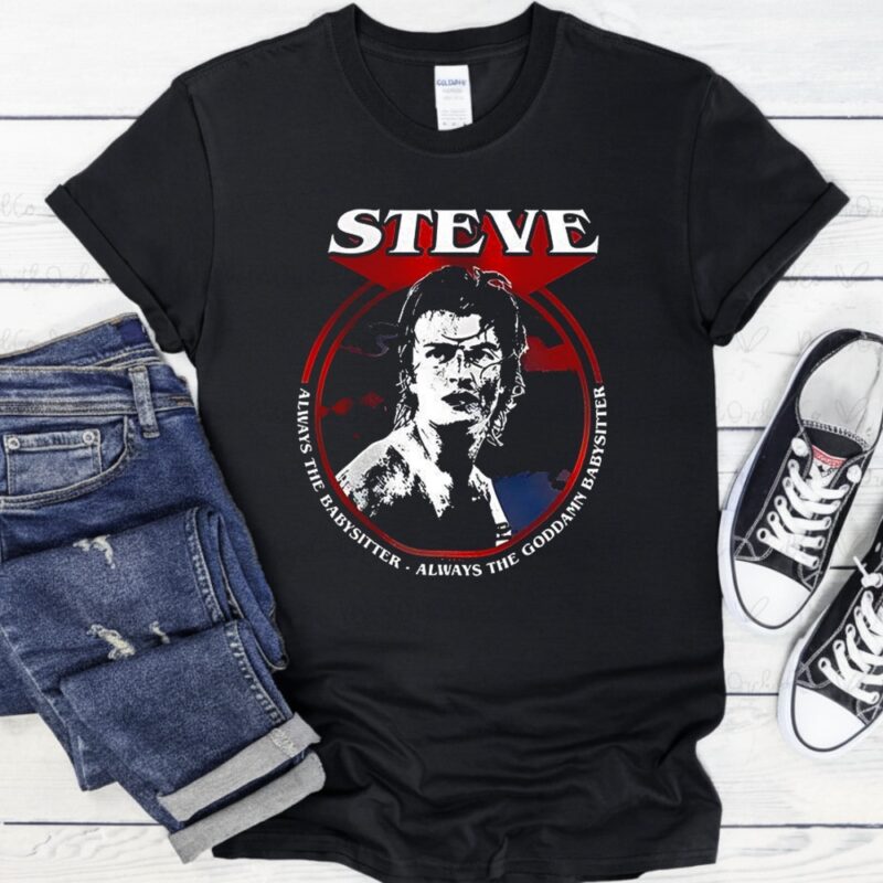 Stranger Things Steve Babysitter_T-Shirt