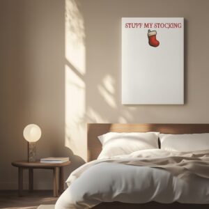 Stuff my stocking merry Christmas_Canvas