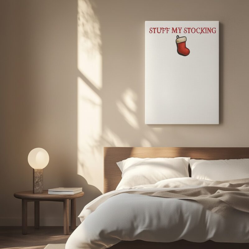 Stuff my stocking merry Christmas_Canvas