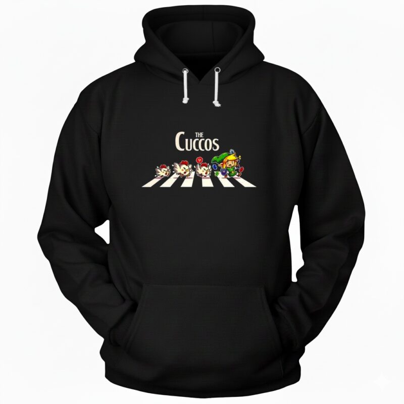 The Legend of Zelda The Cuccos cross the street_Hoodie