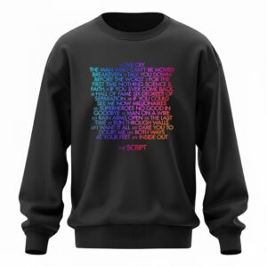 The Script Store Merch The Script Tracklisting_Sweatshirt
