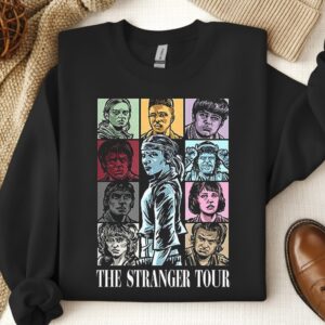 The Stranger Tour Stranger Things cartoon retro_Crewneck Sweatshirt