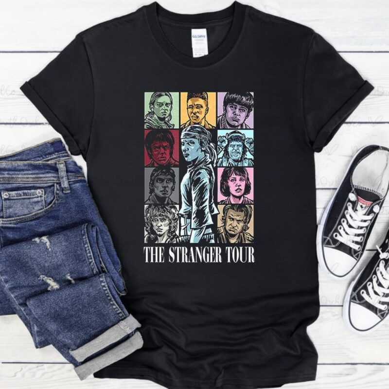 The Stranger Tour Stranger Things cartoon retro_T-Shirt