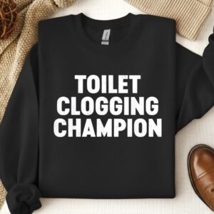 Toilet Clogging Champion_Crewneck Sweatshirt