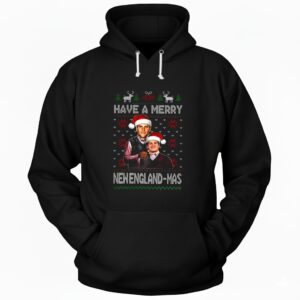 Tom Brady and Drake Maye step brother have a merry New England-mas ugly Christmas_Hoodie
