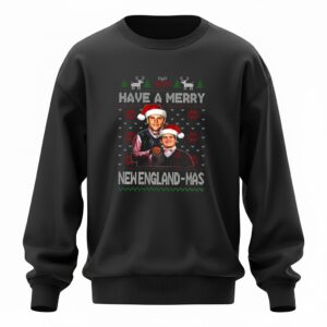 Tom Brady and Drake Maye step brother have a merry New England-mas ugly Christmas_Sweatshirt