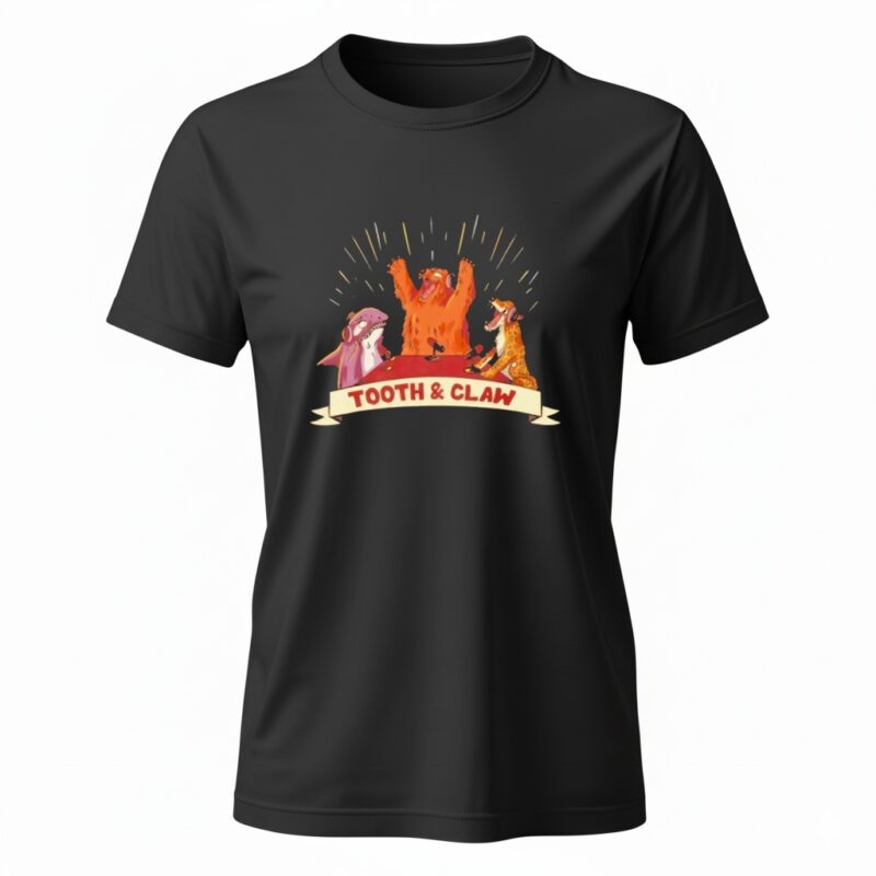 Tooth And Claw Podcast Doppleganger_Ladies T-Shirt