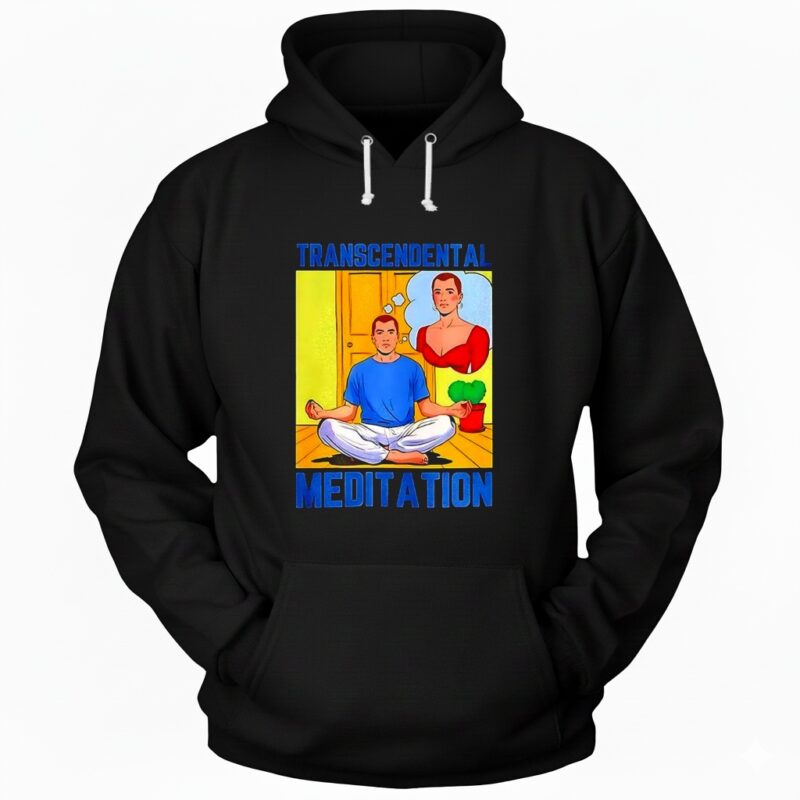Transcendental Meditation caricature_Hoodie
