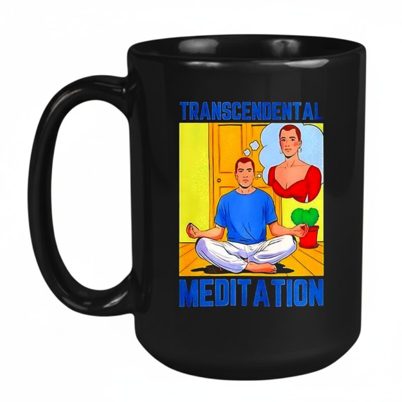 Transcendental Meditation caricature_Mug