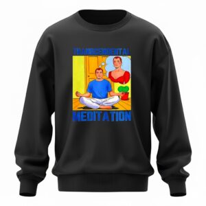 Transcendental Meditation caricature_Sweatshirt