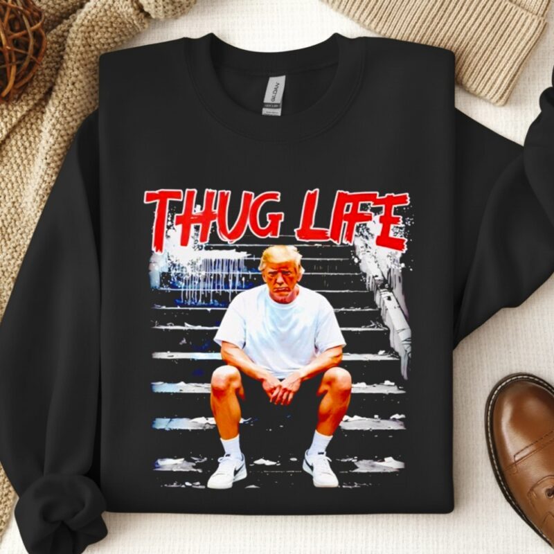 Trump Thug Life_Crewneck Sweatshirt