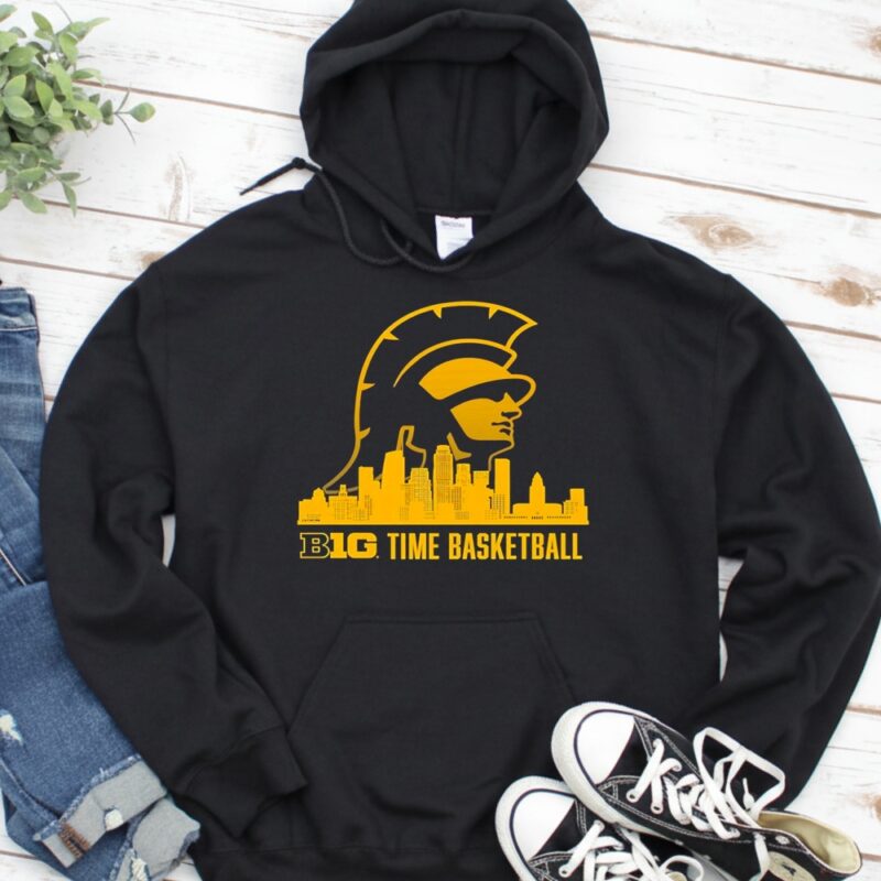 USC Trojans Big Ten Time basketball city skyline_Hoodie