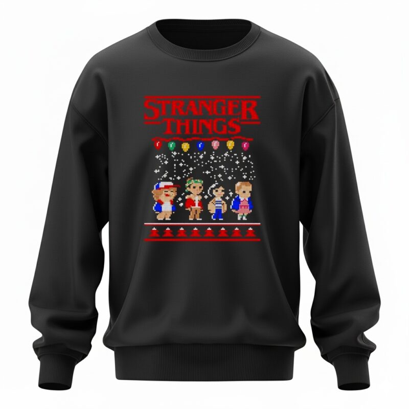 Ugly Christmas Stranger Things Christmas_Sweatshirt
