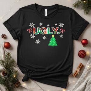 Ugly Christmas Xmas Tree_T-Shirt