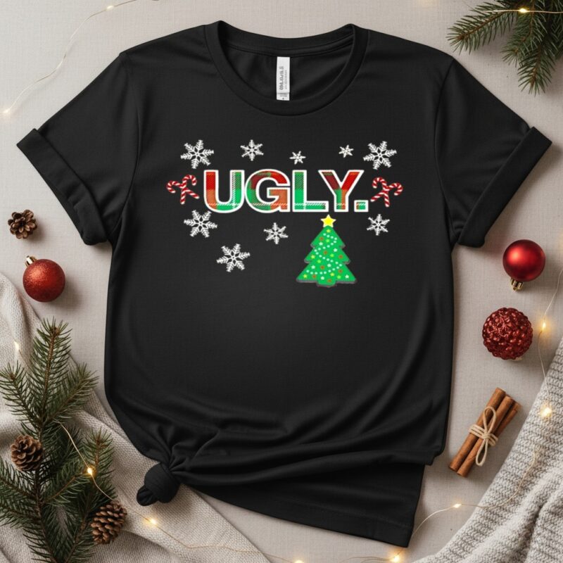 Ugly Christmas Xmas Tree_T-Shirt