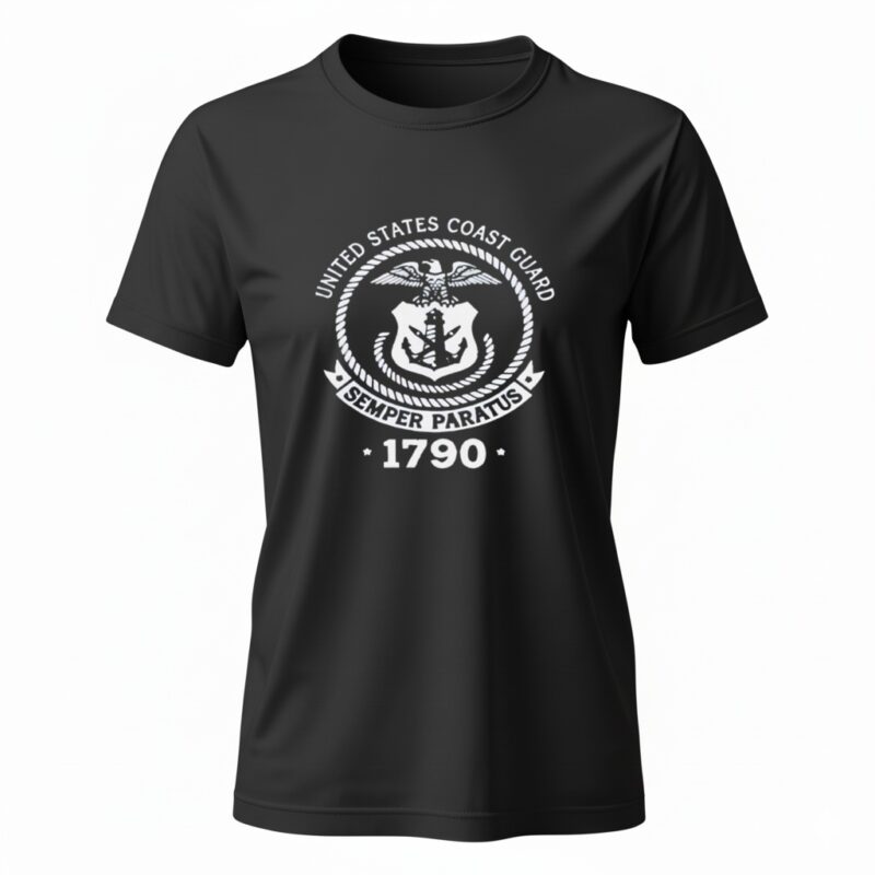 United States Coast Guard Semper Paratus_Ladies T-Shirt