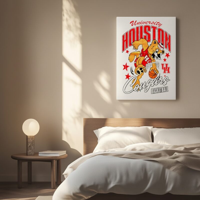 University of Houston Cougars basketball mascot graphic_Canvas