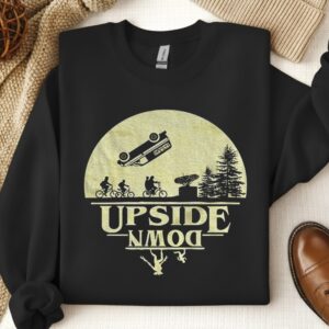 Upside Down Things Stranger Things vintage_Crewneck Sweatshirt