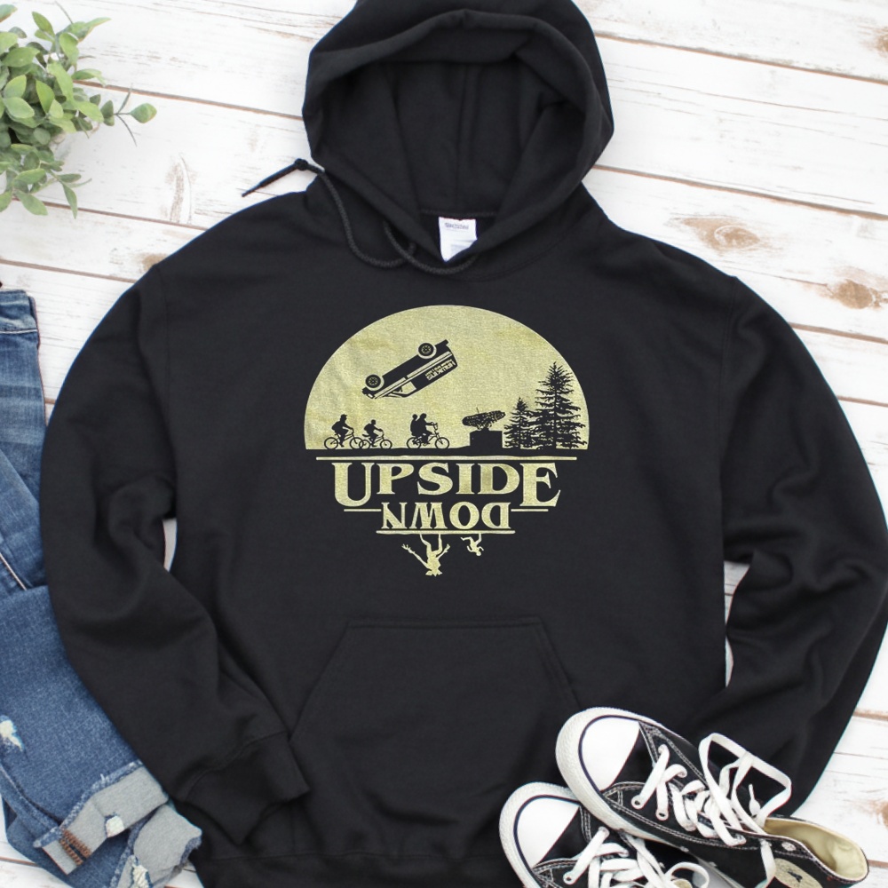 Upside Down Things Stranger Things vintage_Hoodie Upside Down Things Stranger Things vintage_Hoodie