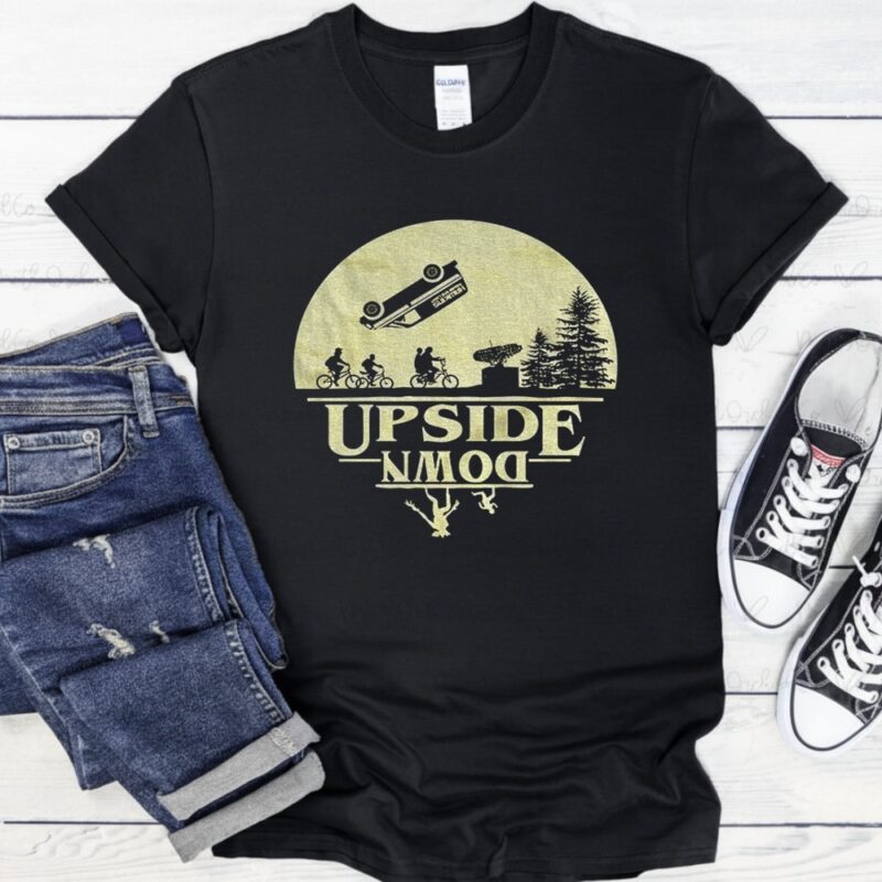 Upside Down Things Stranger Things vintage_T-Shirt