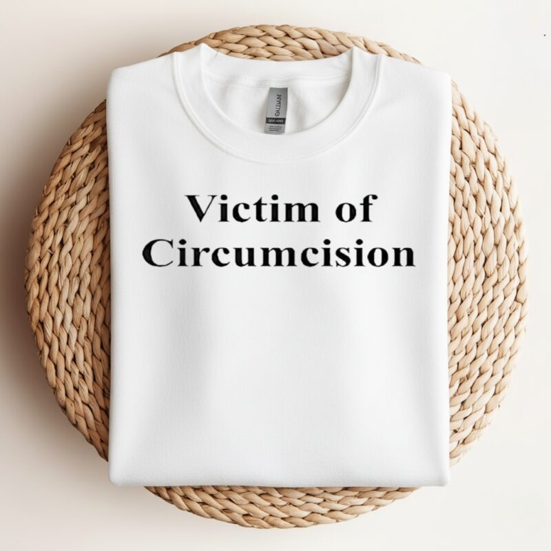 Victim of Circumcision words_Crewneck Sweatshirt