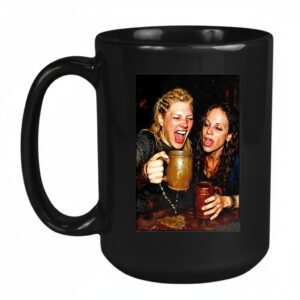 Vikings Katheryn Winnick and Maude Hirst toast_Mug