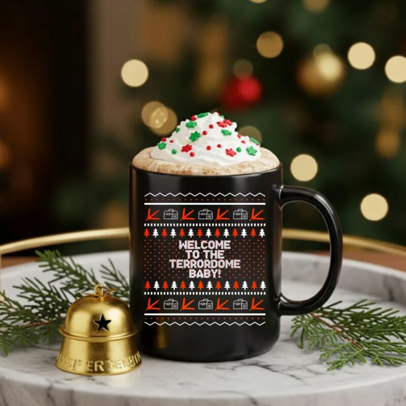 Virginia Tech Hokies welcome to the Terrordome baby ugly Christmas_Ceramic Mug