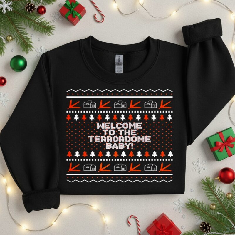 Virginia Tech Hokies welcome to the Terrordome baby ugly Christmas_Crewneck Sweatshirt
