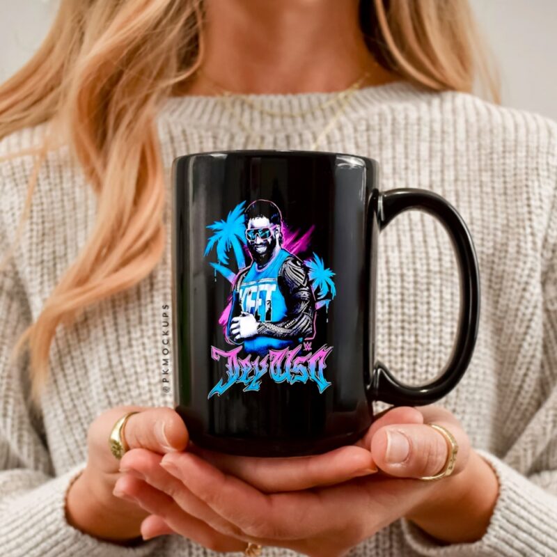 WWE Jay Uso Palm Trees_Ceramic Mug