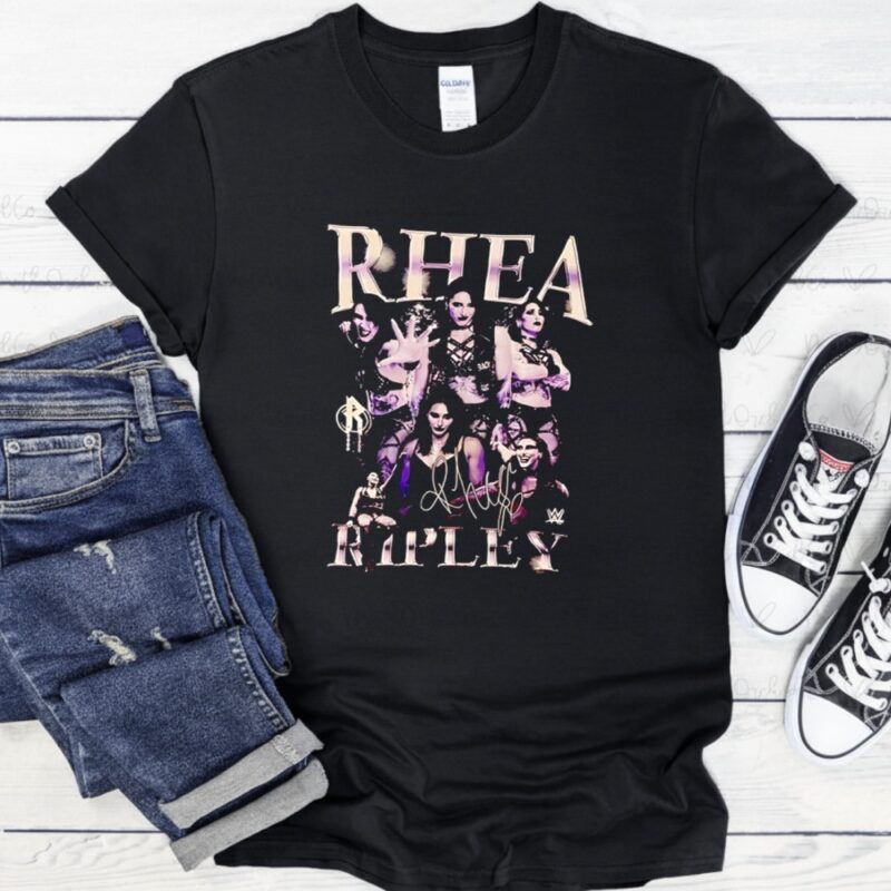 WWE Rhea Ripley signature graphic_T-Shirt