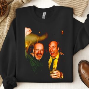 Walter White and Saul Goodman Breaking Bad party_Crewneck Sweatshirt