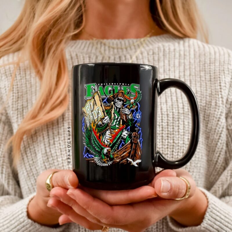 Warren Lotas Philadelphia Eagles Philly Go Birds Push_Ceramic Mug