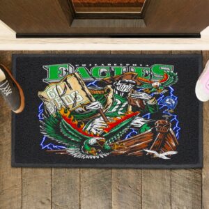 Warren Lotas Philadelphia Eagles Philly Go Birds Push_Rubber Doormat