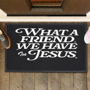 What a Friend We Have in Jesus_Rubber Doormat